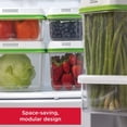thumbnail image 5 of Rubbermaid FreshWorks Produce Saver, 6 Piece set of Medium and Large Storage Containers, 5 of 6