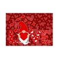 CBYHMELIVE Discount Happy Valentine's Day Gnome Decorative Doormat