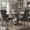 Dark Grey, variant on iNSPIRE Q Kirk Contemporary Button-tufted Light Distressed Natural Finish Linen Dining Chair, Dark Grey (Set of 2)