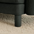 thumbnail image 5 of Youmumeub Ottoman, Dark Grey Boucle Fabric, Modern Design, Sturdy Construction, for Living Room, Bedroom, Office, 5 of 6