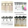 thumbnail image 5 of Uxcell 10 Pack Curtain Clips Rings with Clips Rustproof 1.02" Interior Diameter Silver, 5 of 7