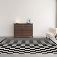 thumbnail image 1 of Light Luxury French Modern Plaid Living Room Carpet Bedroom Bedside Retro Striped Large Area Decorative Rugs Non-slip Floor Mat My Lux Decor Round, 1 of 13