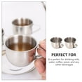 thumbnail image 5 of Aloha 2pcs Stainless Steel Water Cups Sake Cups Small Tea Mugs Plum Wine Cups, 5 of 8