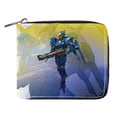thumbnail image 1 of Monedero de piel plegable DVA Overwatches Robot Anime, 1 of 2
