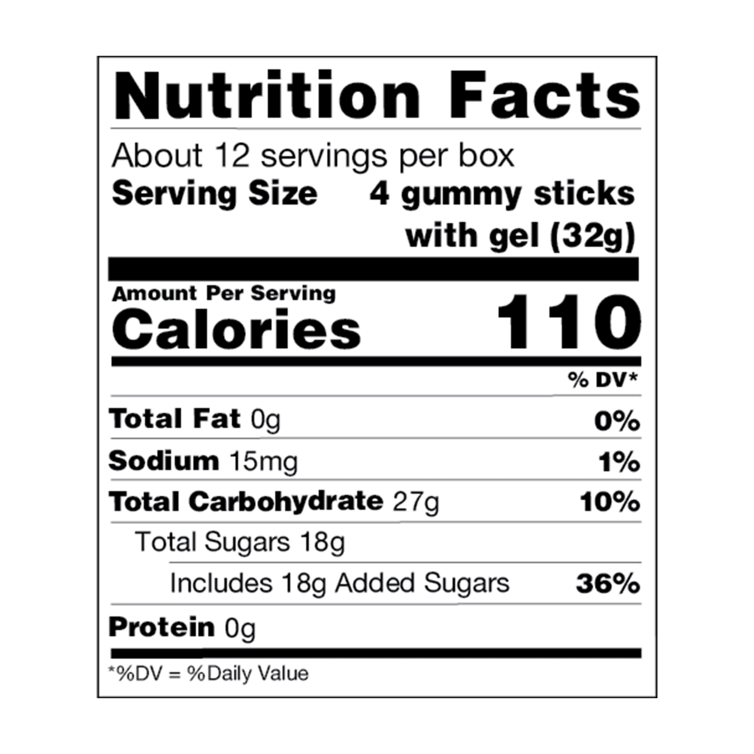 Juicy Drop, Gummies Dip 'N Stix, Gluten-Free, Fruit Flavored, Gummy Candy, Variety Pack, 13.6 oz, 4 Count Pack