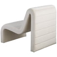 thumbnail image 6 of Meridian Furniture Ivy Cream Velvet Accent Chair, 6 of 8
