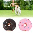thumbnail image 4 of Lot de 2 jouets interactifs en latex pour chiens, en forme de beignet, pour le nettoyage des dents, la protection contre la mastication et la morsure, 4 of 4