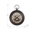 thumbnail image 4 of Wall Clock Clocks, 18" Round, Wall Clock, Antique Brown, Traditional,Modern Wall Clock, 4 of 4