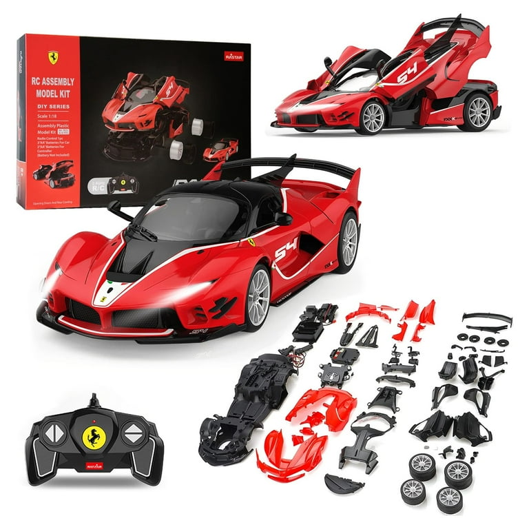 ZMZ Ferrari RC Car 1 18 Scale 2.4GHz Remote Control Car Electric Sport Race Car 92Pcs Building Kit Model Vehicle