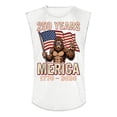 thumbnail image 3 of 250 Anniversary Usa Tank Tops for Men Usa Independence Day 4th Of July Tank Top American Flag Graphic Sleeveless Patriotic Tee We the People Crew-Neck Outfits,White XL, 3 of 3