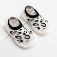 thumbnail image 2 of ZCFZJW Cute Cartoon Pattern Baby Floor Socks Summer Toddler Kids Boys Girls Anti-Slip Slipper Shoes Home Indoor Soft Soled Shoes Socks Z14-Black 2-3 Years, 2 of 4