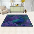 thumbnail image 2 of Non-Slip Area Rug 36"x24" Indoor Washable Floor Mats Carpet Printed for Living Room, Bedroom, Home Decor Peacock Pattern, 2 of 7