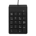 thumbnail image 1 of Number Keyboard, 18 Keys Quick Response Wired Number Pad USB Connection  For Gaming, 1 of 8