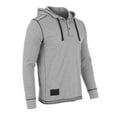 thumbnail image 2 of ZIMEGO Men's Long Sleeve Vintage Thermal Hoodie - Modern Fit Pullover Hooded Henley Shirts, 2 of 5