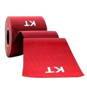 KT Tape, Original Cotton, Elastic Kinesiology Athletic Tape, 20 Count, 10” Precut Strips, Red