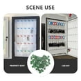 thumbnail image 3 of SHINYPASING 100Pcs Aluminum Number Tags for Key Organization in Green Color, 3 of 5