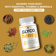 Glyco Honey Blood Support Pills, GlycoHoney Supplement (60 Capsules)