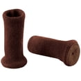 thumbnail image 5 of Furniture Socks with Felt Bottom, Fits 1-2" Diameter Legs, Rubber Inside For Snug Fit - Set of 8, Dark Brown, 5 of 7