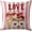 Amour Coeur, variante sur Housses de Coussin de la Saint-Valentin 18x18 Pouces Ensemble de 2 Cœurs Roses Blancs Décoration Housses de Coussin de Mariage de la Saint-Valentin Anniversaire de la Fête des Mères Décoration pour Ferme Maison Canapé Lit