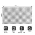 thumbnail image 5 of Gray White Checkered Pattern Door Rugs,Washable Non Slip Door Mats Indoor,Decorative Door Mats,Entry Mat Indoor for Entrance,Bedroom,Kitchen,Bathroom,17"x30", 5 of 6