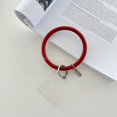 thumbnail image 1 of Pendant Exquisite Anti-lost Keychain Universal Ring Phone Accessories Wrist Strap Creative Hanging Ring Rope Universal Silicone Wine Red, 1 of 6