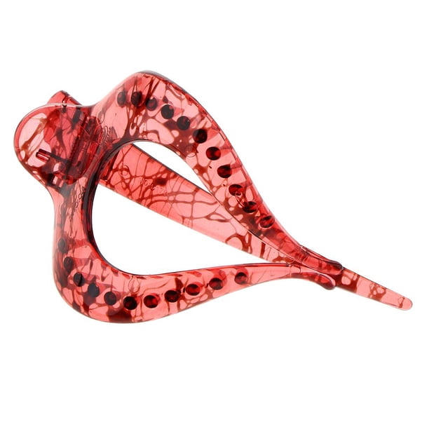 Bálsamo para El Cabello Grande Pinza para El Cabello Pinza para El Cabello Flores Harspangle Accesorios para El Cabello para de Luz roja Soledad Gran pinza de acrílico para el cabello