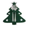 thumbnail image 1 of 100 Piezas Organizador Decoración de Mesa Soporte para Cuchillos y Tenedores Bolsa para Cubiertos Árbol de Navidad de Alce de Navidad Bolsillo B, 1 of 7