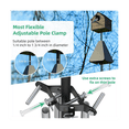 thumbnail image 2 of Anti-Rust Squirrel Baffle Foldable Hanging Squirrel Flapper Wrap Around Squirrel Proof Baffles Outdoor Garden Decor, 2 of 7