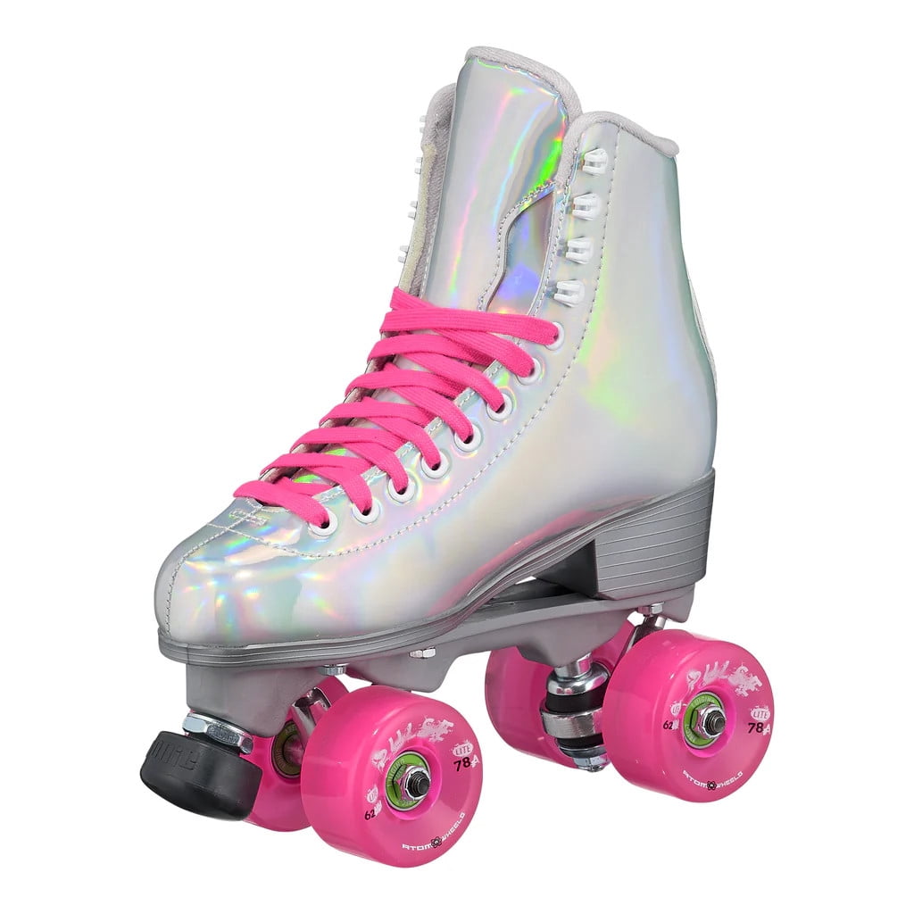 Atom Quad Outdoor Roller Skates - Evo Nylon Women's Outdoor Package (Hologram)