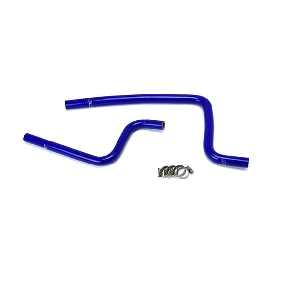 HPS Reinforced Blue Silicone Heater Hose Kit Coolant for Jeep 97-02 Wrangler TJ 2.5L 4Cyl Fits select: 1997-2002 JEEP WRANGLER / TJ
