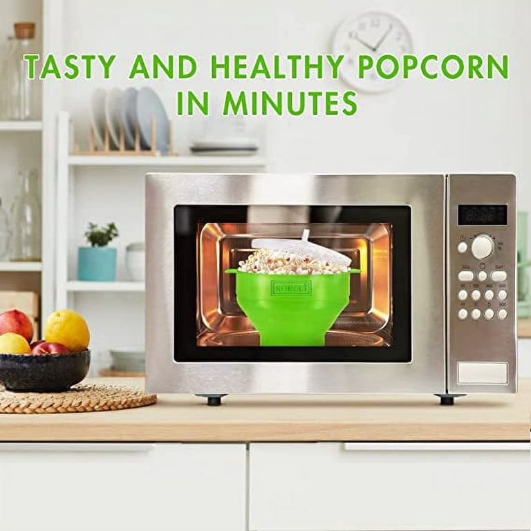 Microwave Air Popper  BPA Free Premium European Grade Platinum Silico –  Cestari Kitchen