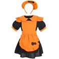 thumbnail image 1 of Bonito disfraz de sirvienta Lolita para Halloween, Cosplay para niños, calabaza, Anime, estampado de murciélago, fantasma verde, Festival, ropa para niñas, Vestido de fiesta Gao Jinjia LED, 1 of 2