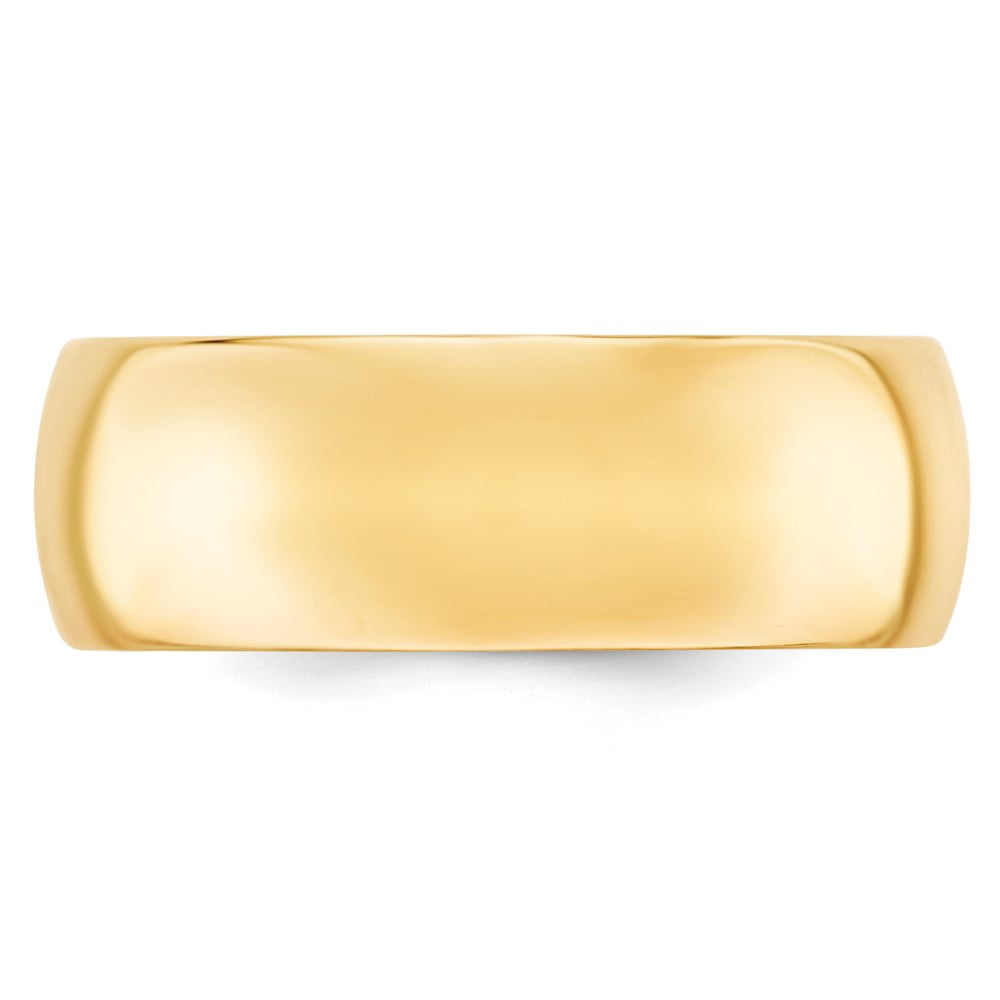 Primal Gold 10 Karat Yellow Gold 8mm Standard Comfort Fit Band Size 8.5