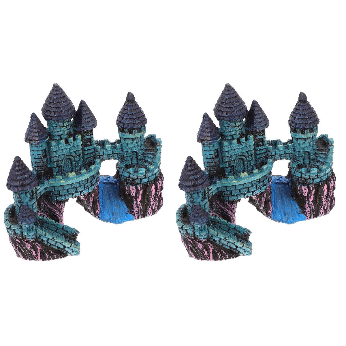 Aquarium Castle Fish Large Decorations Tank Decor Hiding Cave Craft