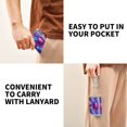 thumbnail image 5 of JIALIOU Nylon Trifold Card Wallet with ID Window Zipper Pocket for Men Women Teen Glowing Crystals, 5 of 7