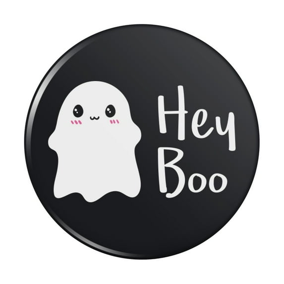 Hey Boo Cute Kawaii Ghost Kitchen Refrigerator Locker Button Magnet