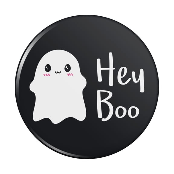Hey Boo Cute Kawaii Ghost Kitchen Refrigerator Locker Button Magnet