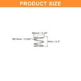 thumbnail image 2 of Uxcell 5Pcs Wire Diameter 0.024", OD 0.24", Free Length 0.2" 304 Stainless Steel Coil Mechanical Compressed Spring, 2 of 7