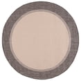 thumbnail image 2 of Safavieh Martha Stewart Outdoor Fion Bordered Machine Washable Indoor/Outdoor Area Rug, Camel/Brown, 6'7" x 6'7" Round, 2 of 6