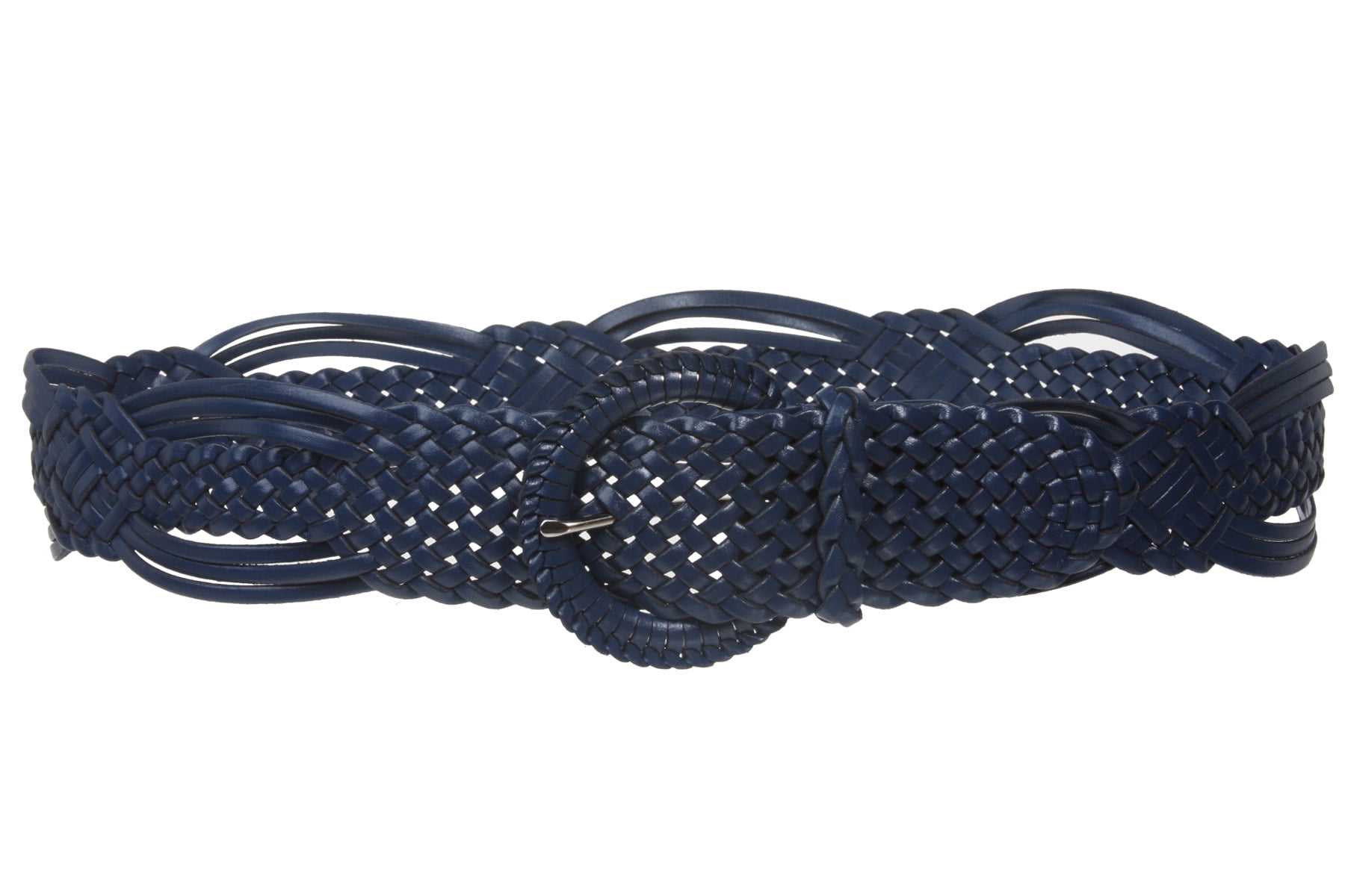 2" (50 mm) Genuine Leather Braided Woven Belt