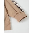 thumbnail image 6 of Infant Baby Boy Fall Winter Clothes Checkerboard Plaid Hoodie Sweatshirt Tops Elastic Waist Pants Set Light Brown 18-24 Months Boy Outfits, 6 of 10