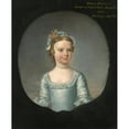 thumbnail image 3 of Henry Pickering 20x24 Black Modern Framed Museum Art Print Titled - Portrait of Barbara Repington when a Girl (D. 1775) (1755), 3 of 5