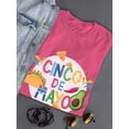 thumbnail image 3 of Cinco De Mayo Mexican Snacks Shaped T-Shirt Women -Image by Shutterstock, Female 3X-Large, 3 of 4