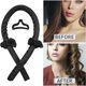 thumbnail image 3 of Diadema con varilla para rizar sin calor, cinta de seda sin calor, rizos con rodillo para el cabello con pinza para el cabello, ondulado suave natural perezoso, estilo DIY (negro), 3 of 5