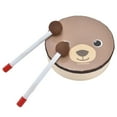 thumbnail image 4 of Tambor infantil de dibujos animados de oso, tambores, instrumentos de percusión, juguetes para niños de jardín de infantes, material didáctico, 4 of 14