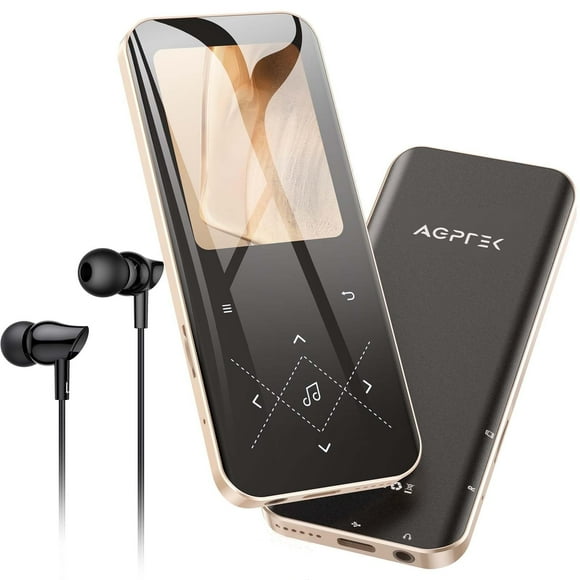 AGPTEK MP3 Player with Bluetooth 5.3, 64GB Music Player with Speaker, FM Radio, Voice Recorder