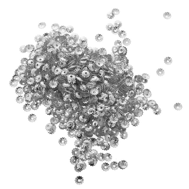 1000 Piezas De Plata / Chapado En Bricolaje Tapas De De Flores 5 Mm Hallazgos De Fabricación De Joyas perfecl Tapas de cuentas