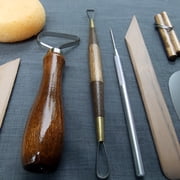 Kemper Tools 8-Piece Pottery Tool Kit, Hardwood Handles