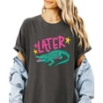 thumbnail image 2 of Funny Later Gator Shirt for Women & Teens Trendy After While Crocodile Graphic Tee Pepper Shirt Adult Small, 2 of 7