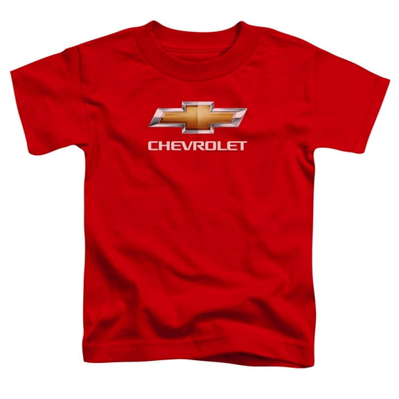 Chevrolet Chevy Bowtie Stacked S/S Toddler T-Shirt Red
